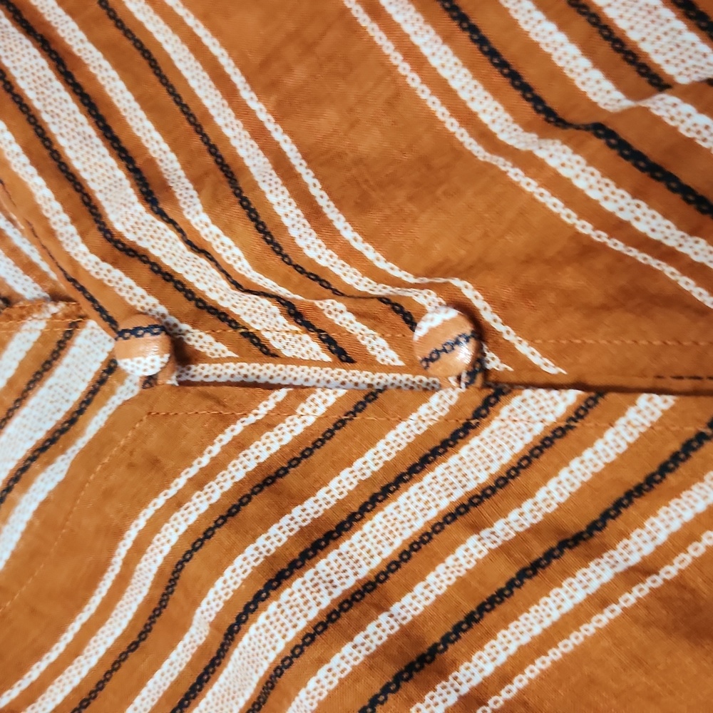 Beautiful Rust Colored Blouse Style Top With Long… - image 4